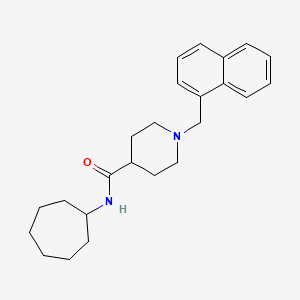 N-cycloheptyl-1-(naphthalen-1-ylmethyl)piperidine-4-carboxamide