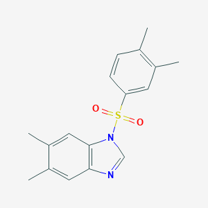 1-[(3,4-dimethylphenyl)sulfonyl]-5,6-dimethyl-1H-benzimidazole