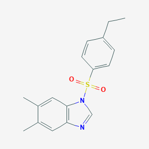 1-[(4-ethylphenyl)sulfonyl]-5,6-dimethyl-1H-benzimidazole