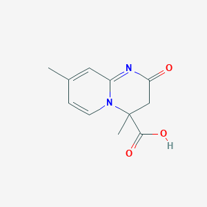 molecular formula C11H12N2O3 B368759 4,8-二甲基-2-氧代-3,4-二氢-2H-吡啶并[1,2-a]嘧啶-4-羧酸 CAS No. 393802-66-9