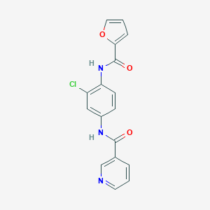 N-[3-chloro-4-(2-furoylamino)phenyl]nicotinamide