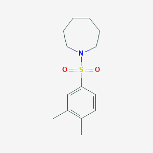 molecular formula C14H21NO2S B368793 1-(3,4-Dimethylphenyl)sulfonylazepane CAS No. 392235-97-1