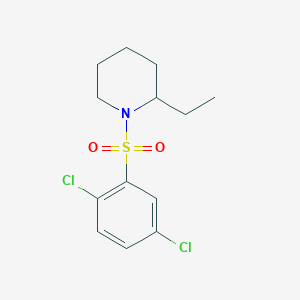 1-(2,5-Dichlorophenyl)sulfonyl-2-ethylpiperidine