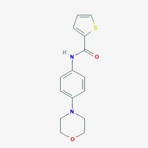 N-(4-morpholin-4-ylphenyl)thiophene-2-carboxamide