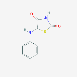 molecular formula C9H8N2O2S B368817 5-(Phenylamino)-1,3-thiazolidine-2,4-dione CAS No. 317375-77-2