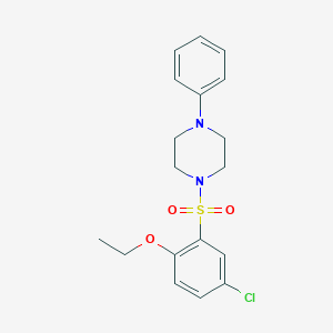 1-[(5-Chloro-2-ethoxyphenyl)sulfonyl]-4-phenylpiperazine