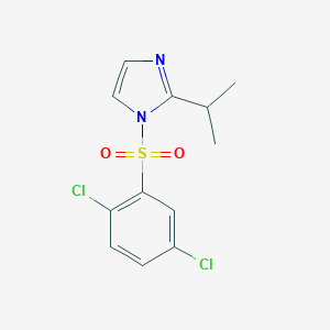 molecular formula C12H12Cl2N2O2S B368825 1-[(2,5-dichlorophenyl)sulfonyl]-2-isopropyl-1H-imidazole CAS No. 324777-89-1