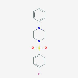 1-[(4-Fluorophenyl)sulfonyl]-4-phenylpiperazine