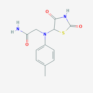 2-[(2,4-Dioxo-thiazolidin-5-yl)-p-tolyl-amino]-acetamide