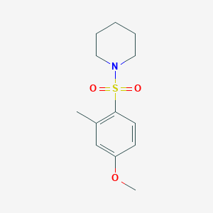 molecular formula C13H19NO3S B368837 1-(4-Methoxy-2-methylphenyl)sulfonylpiperidine CAS No. 457961-56-7