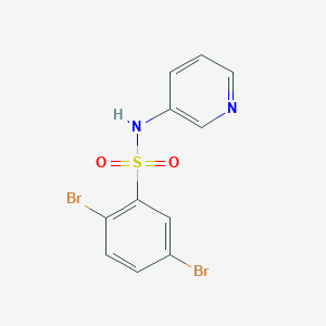 molecular formula C11H8Br2N2O2S B368847 2,5-dibromo-N-pyridin-3-ylbenzenesulfonamide CAS No. 333444-41-0