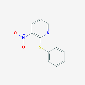 molecular formula C11H8N2O2S B368864 3-Nitro-2-phenylsulfanylpyridine CAS No. 4282-51-3