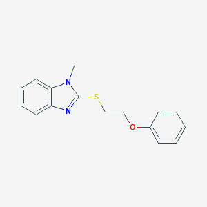 1-methyl-2-[(2-phenoxyethyl)sulfanyl]-1H-benzimidazole