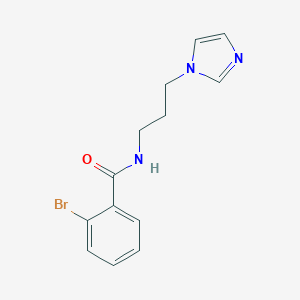 2-bromo-N-[3-(1H-imidazol-1-yl)propyl]benzamide