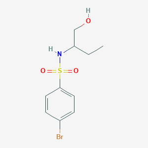 4-bromo-N-[1-(hydroxymethyl)propyl]benzenesulfonamide