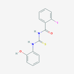 N-[(2-hydroxyphenyl)carbamothioyl]-2-iodobenzamide