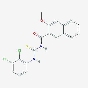 N-[(2,3-dichlorophenyl)carbamothioyl]-3-methoxynaphthalene-2-carboxamide