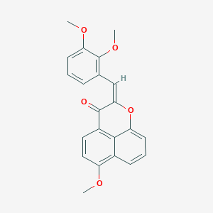 2-[(E)-1-(2,3-Dimethoxyphenyl)methylidene]-6-methoxybenzo[DE]chromen-3(2H)-one