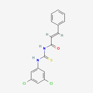 N-{[(3,5-dichlorophenyl)amino]carbonothioyl}-3-phenylacrylamide