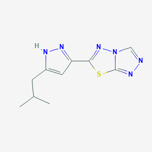 6-(3-isobutyl-1H-pyrazol-5-yl)[1,2,4]triazolo[3,4-b][1,3,4]thiadiazole