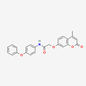 2-[(4-methyl-2-oxo-2H-chromen-7-yl)oxy]-N-(4-phenoxyphenyl)acetamide