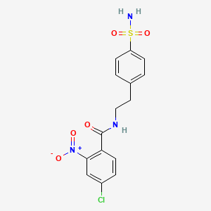 N-[4-(AMINOSULFONYL)PHENETHYL]-4-CHLORO-2-NITROBENZAMIDE