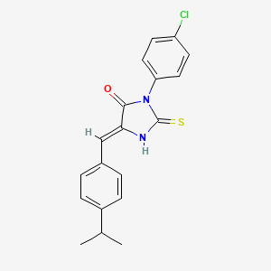 3-(4-chlorophenyl)-5-(4-isopropylbenzylidene)-2-thioxo-4-imidazolidinone