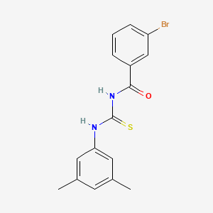 3-bromo-N-[(3,5-dimethylphenyl)carbamothioyl]benzamide