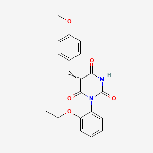 1-(2-Ethoxyphenyl)-5-[(4-methoxyphenyl)methylidene]-1,3-diazinane-2,4,6-trione