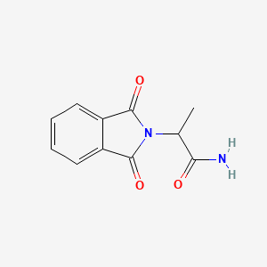 2-(1,3-dioxo-1,3-dihydro-2H-isoindol-2-yl)propanamide