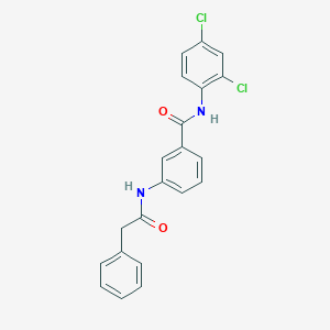 N-(2,4-dichlorophenyl)-3-[(phenylacetyl)amino]benzamide