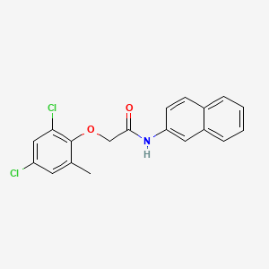 2-(2,4-dichloro-6-methylphenoxy)-N-naphthalen-2-ylacetamide