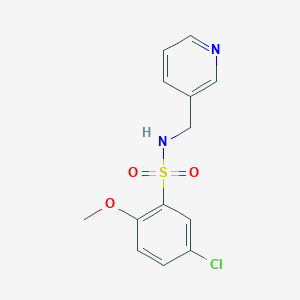 5-Chloro-2-methoxy-N-pyridin-3-ylmethyl-benzenesulfonamide