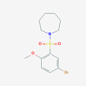 1-(5-Bromo-2-methoxyphenyl)sulfonylazepane