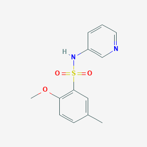 2-Methoxy-5-methyl-N-pyridin-3-yl-benzenesulfonamide