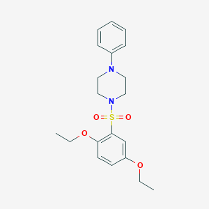 1-[(2,5-Diethoxyphenyl)sulfonyl]-4-phenylpiperazine