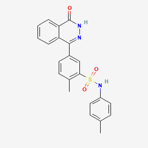 2-methyl-N-(4-methylphenyl)-5-(4-oxo-3H-phthalazin-1-yl)benzenesulfonamide