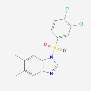 1-(3,4-Dichlorophenyl)sulfonyl-5,6-dimethylbenzimidazole