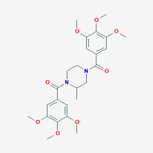 2-Methyl-1,4-bis(3,4,5-trimethoxybenzoyl)piperazine