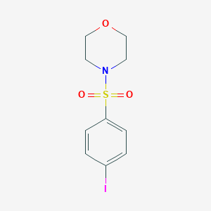 molecular formula C10H12INO3S B369099 4-(4-碘苯基)磺酰吗啉 CAS No. 22950-14-7