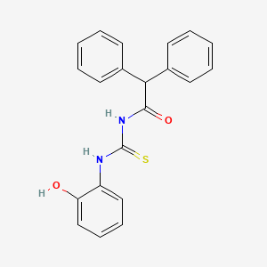 N-{[(2-hydroxyphenyl)amino]carbonothioyl}-2,2-diphenylacetamide