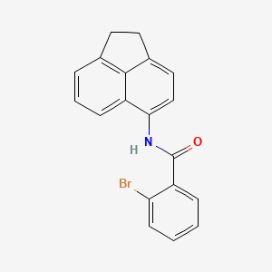 2-bromo-N-(1,2-dihydroacenaphthylen-5-yl)benzamide