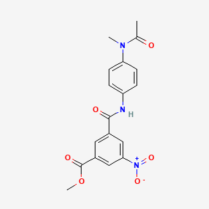 METHYL 3-({4-[ACETYL(METHYL)AMINO]ANILINO}CARBONYL)-5-NITROBENZOATE