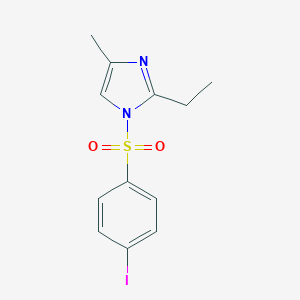 molecular formula C12H13IN2O2S B369110 2-Ethyl-1-(4-iodophenyl)sulfonyl-4-methylimidazole CAS No. 433942-31-5