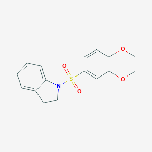 1-(2,3-Dihydro-1,4-benzodioxin-6-ylsulfonyl)indoline