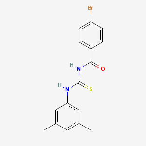 4-bromo-N-[(3,5-dimethylphenyl)carbamothioyl]benzamide