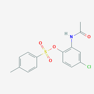 2-(Acetylamino)-4-chlorophenyl 4-methylbenzenesulfonate