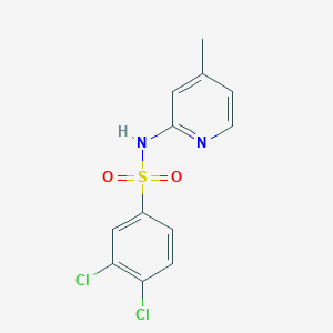 3,4-dichloro-N-(4-methylpyridin-2-yl)benzene-1-sulfonamide