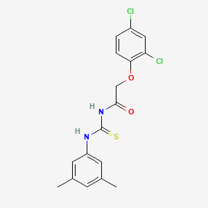 2-(2,4-dichlorophenoxy)-N-[(3,5-dimethylphenyl)carbamothioyl]acetamide