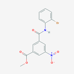 Methyl 3-[(2-bromophenyl)carbamoyl]-5-nitrobenzoate